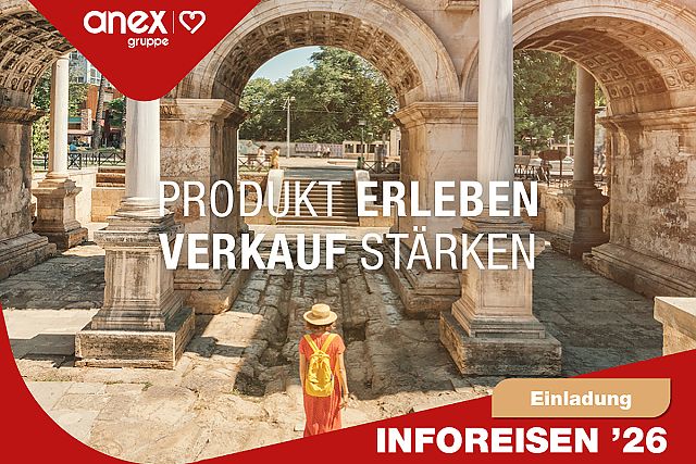 Anex Tours lädt zur Agent-Tour ein