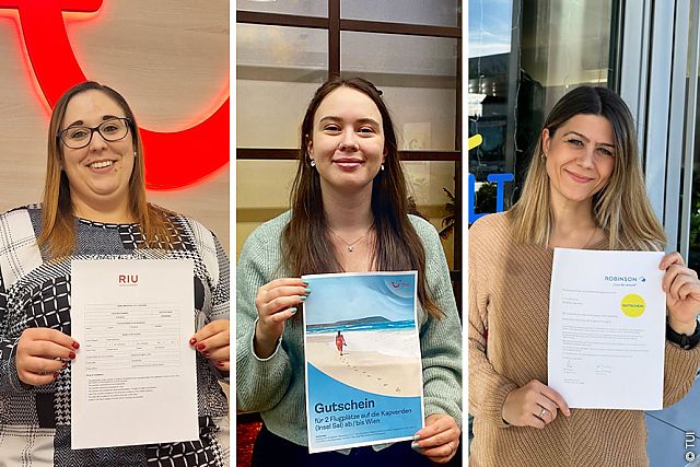 Gewinnerinnen der TUI Trainings Challenge 2.0 